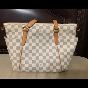 LV Azur con canvas PM Damier